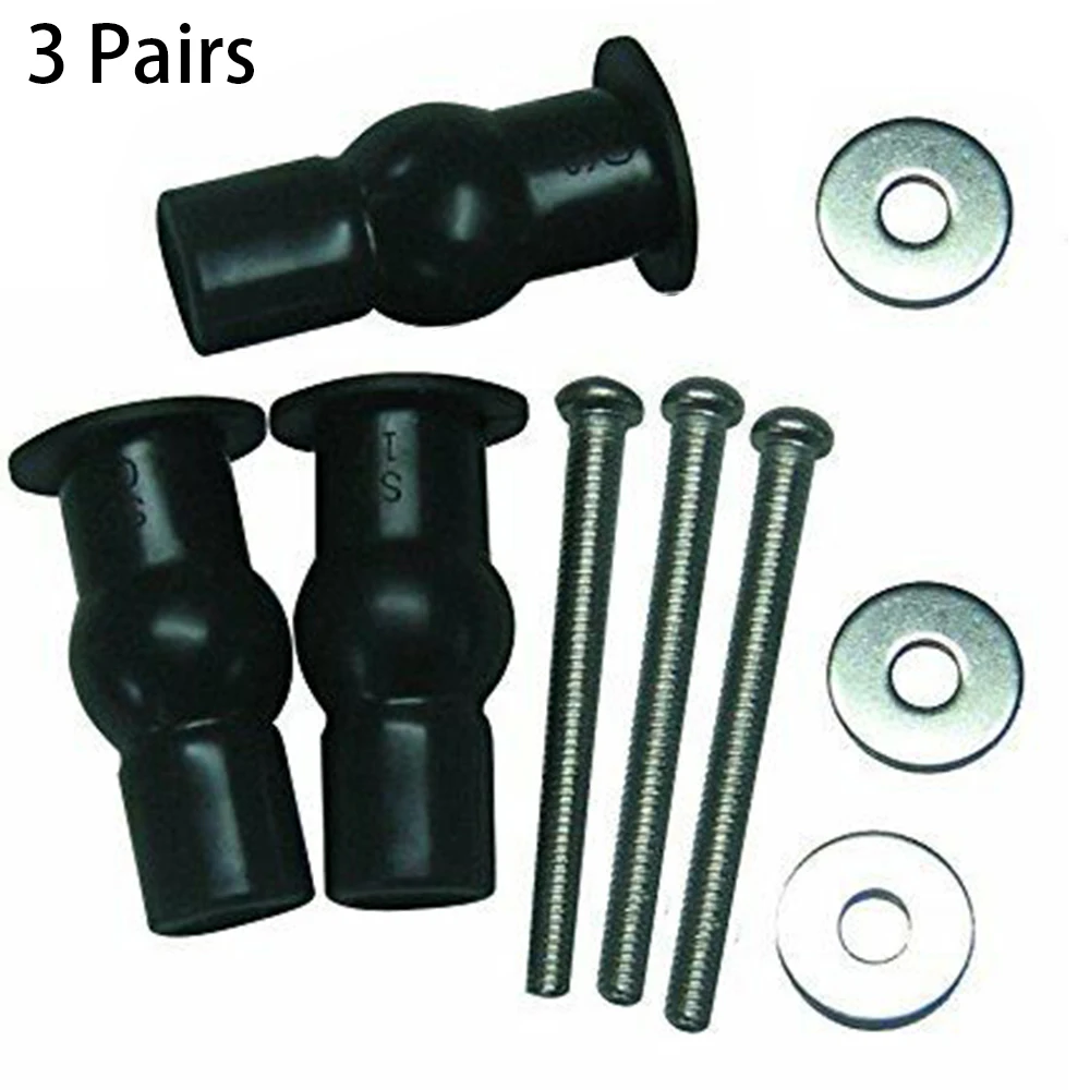 

Toilet Seat Toilet expansion bolt For TOP FIX Seat Well Nut Screw 3 Pairs