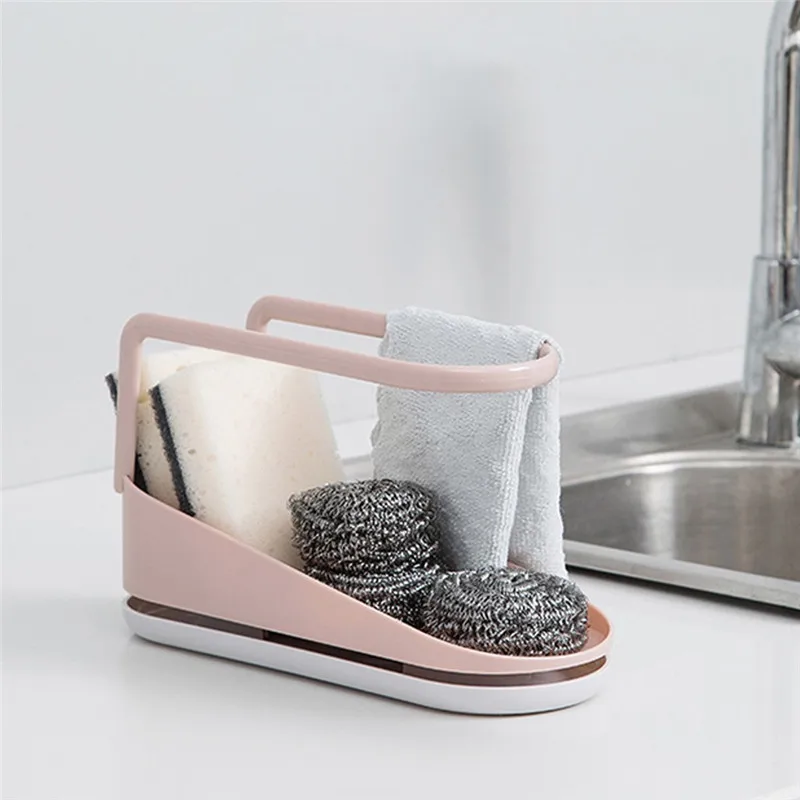 Стеллаж для сушки посуды держатель губки стеллаж хранения тряпки кухонная полка