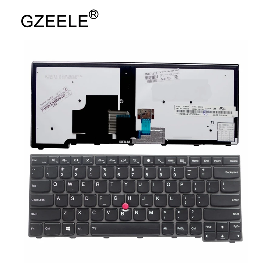 

US English New Keyboard for Lenovo Thinkpad L440 L450 L460 T440 T440S T431S T440P T450 T450S T460 E431 E440 Laptop 04Y0862