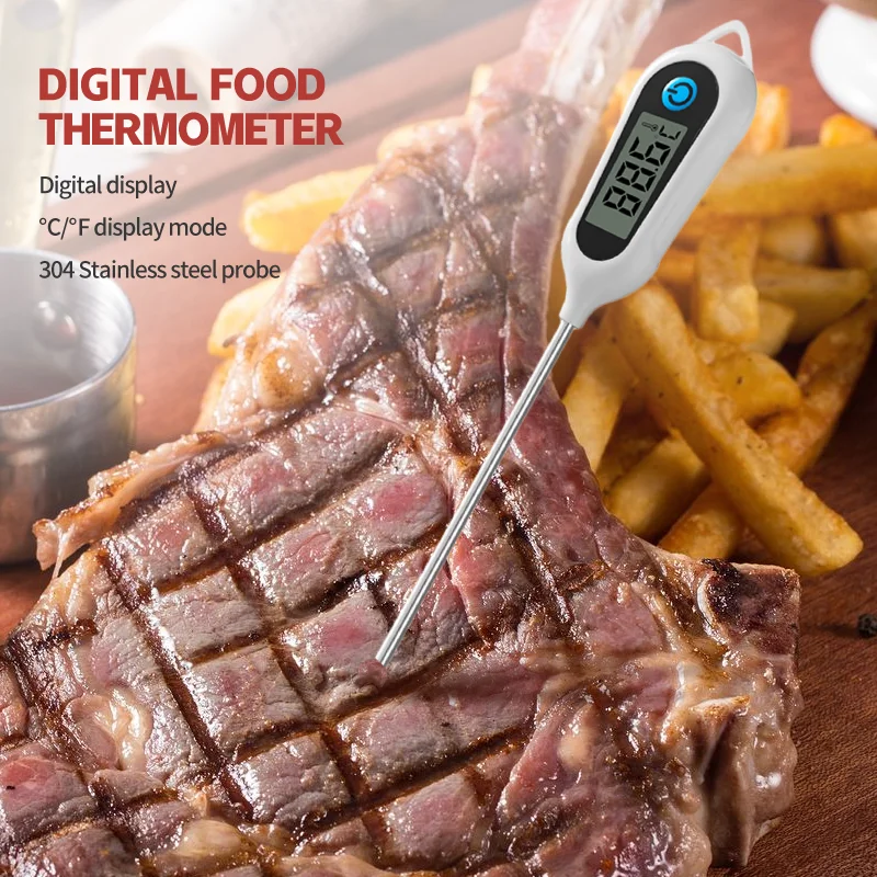 Кухонный термометр для мяса цифровой электронный измеритель температуры с щупом