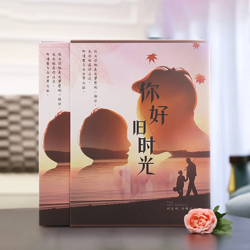 

Insert 6-Inch 200 Pieces Family Baby Photo Album Scrapbook 4R Large Capacity Photocard Instax Album Creative Photo Albums Gifts