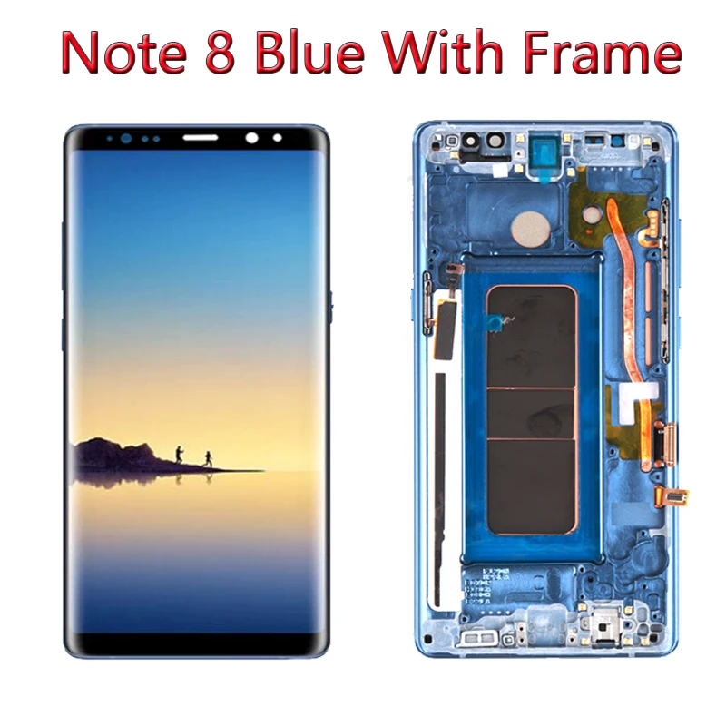 ЖК-дисплей Super Amoled 6 3 дюйма для SAMSUNG Galaxy Note 8 N950 N950F сенсорный экран запасные части