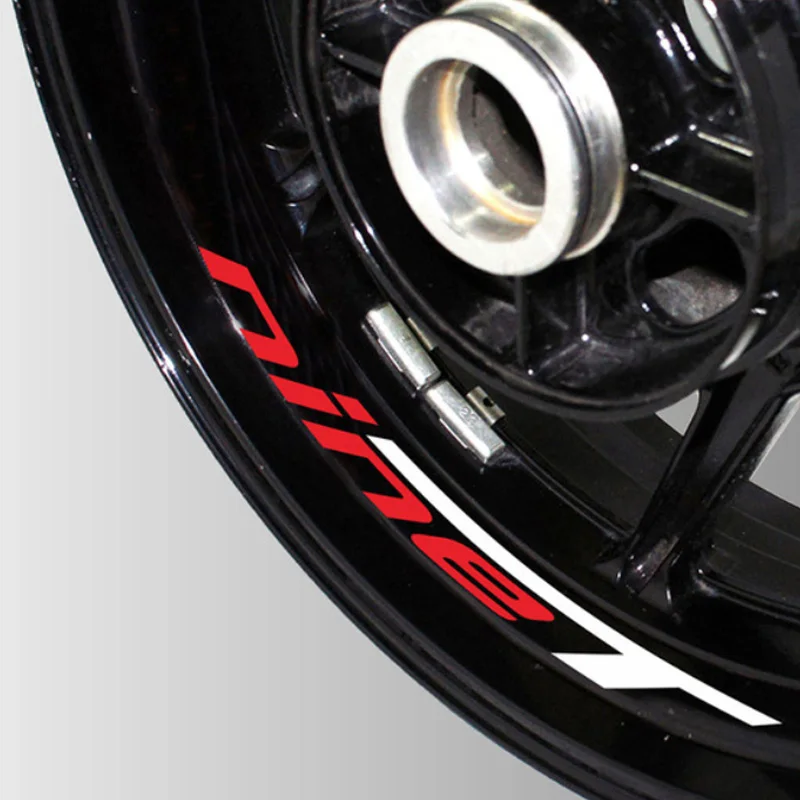 Высококачественная наклейка с логотипом на обод мотоцикла светоотражающие