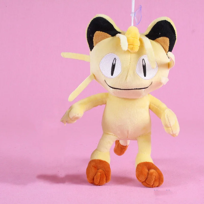 1 шт. милая плюшевая игрушка Meowth из аниме 20 см кукла meowthe Подвеска Мягкие игрушки