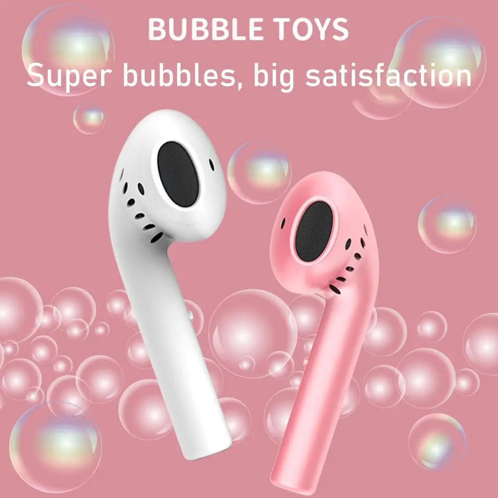 

Kids Toy Bath Toys Wireless Headphones Shape Bubble Machine Toys For Kids Plastic