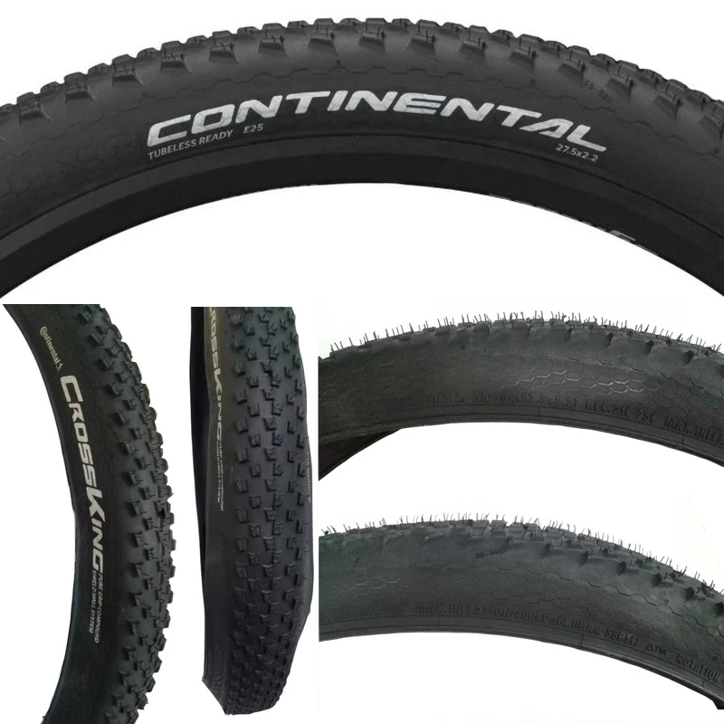 Шина CONTINENTAL MTB Cross KING Складная бескамерная для электровелосипеда 27 5x2 2|Велосипедные шины| |