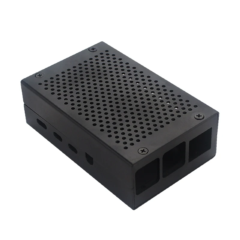 Алюминиевый Чехол Raspberry Pi 4 серебристый черный корпус дополнительный охлаждающий