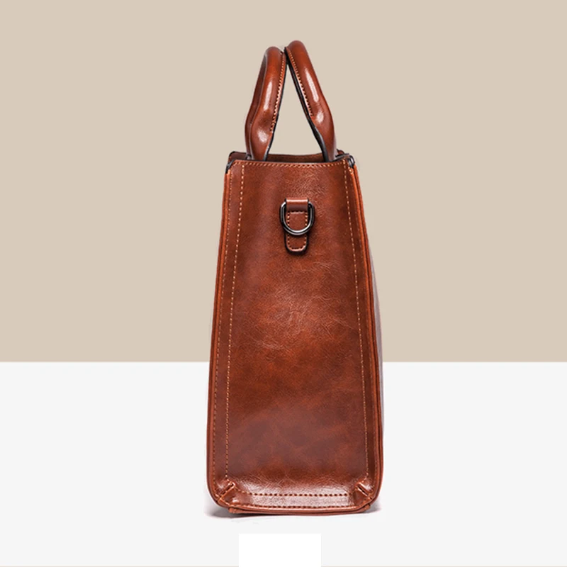 Женская сумка в европейском и американском стиле женские кожаные сумки с воском