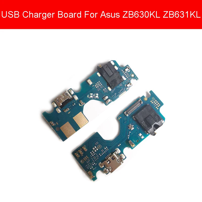 Зарядное устройство USB Jack плата для Asus ZenFone Max Pro M2 ZB631KL ZB630KL зарядная док-станция разъем гибкий кабель Замена платы