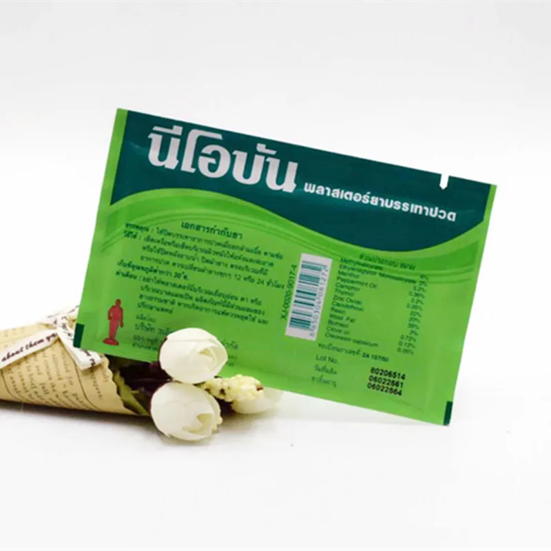 Ментол 40 шт./4 сумки Таиланд боли вставить лечение артрита периартрит патч в