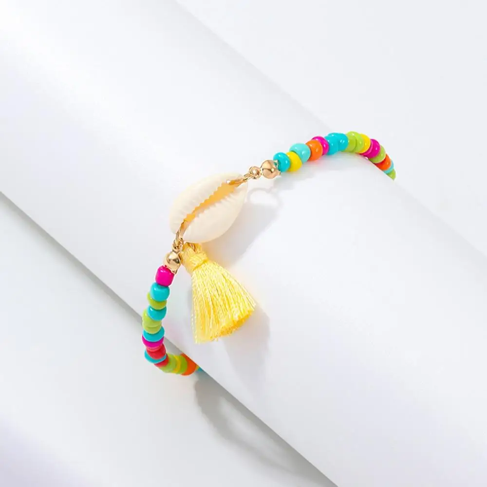 Браслет Регулируемый женский с бусинами в богемном стиле 2019 #3S25 | Украшения и