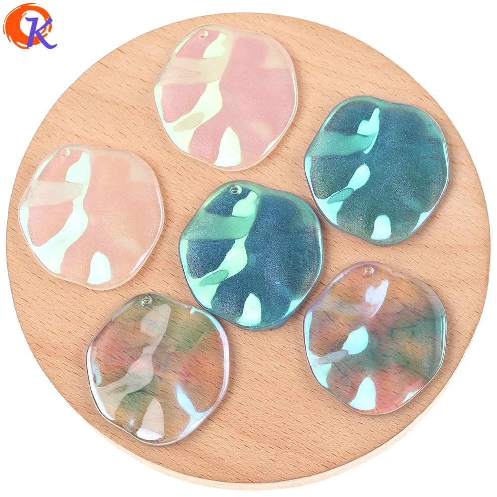 Cordial Design 30*32MM 50Pcs Jewelry Accessories/Hand Made/Aurora Effect/Resin Beads/DIY Charms/Jewelry Making/Earring Findings | Украшения