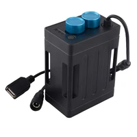 waterproof 18650 battery power bank case box usb charging phone dc 8 4v battery pack case box for led bike light