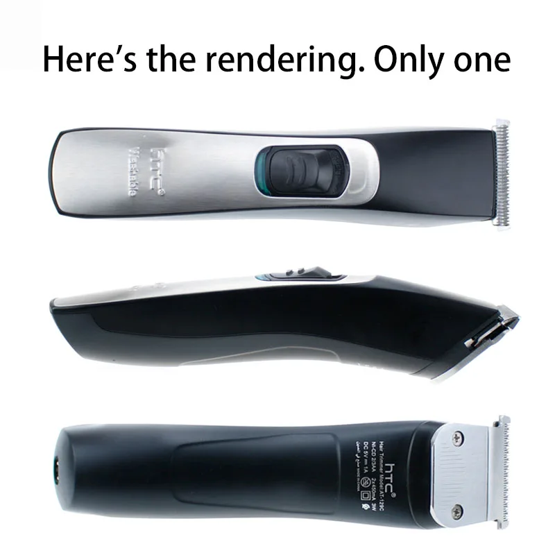 Беспроводной машинка для стрижки волос и бороды HTC USB Electric Hair Clipper Rechargeable Beard Trimmer Cordless Shaver Ceramic Blade Men Barber Machine.