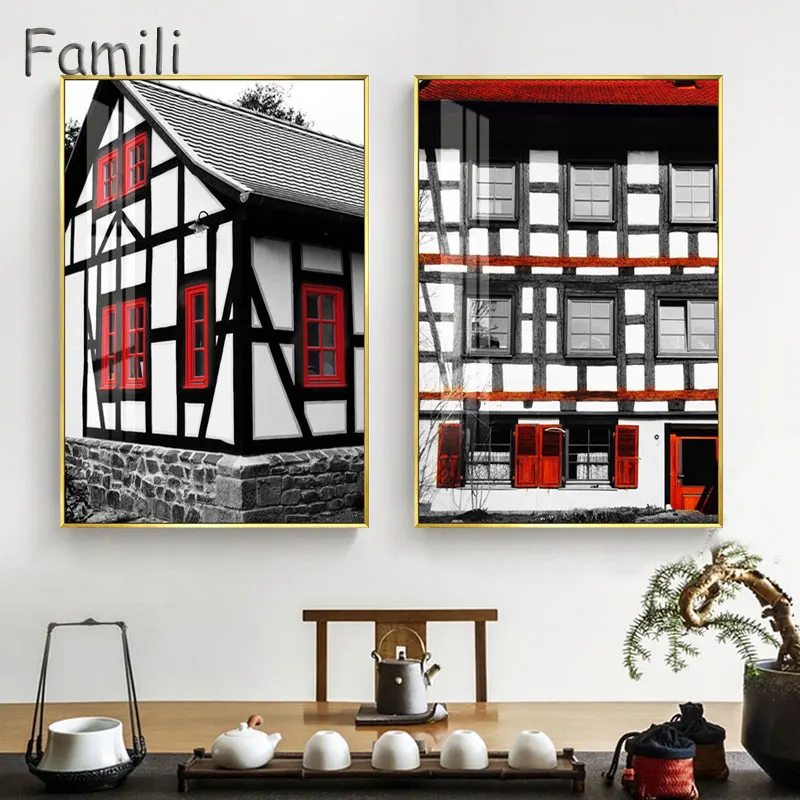 Постер с изображением китайского Запретного города для украшения гостиной