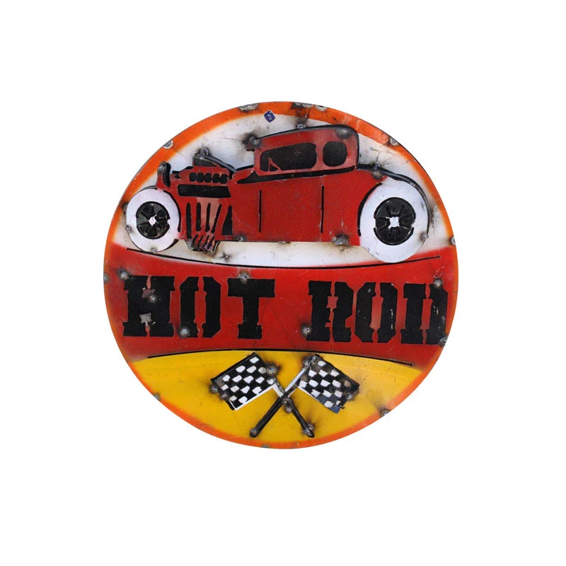 Hot Rod старых автомобилей Жестяная Табличка на гараж Винтаж металлические знаки