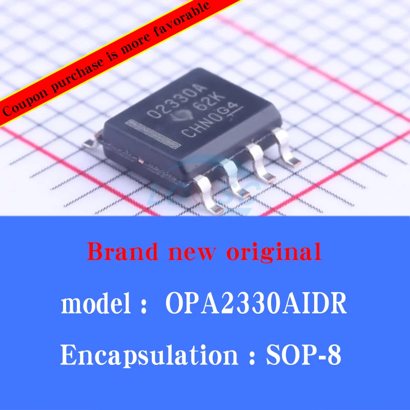 

10/pcs Lot New original OPA2330AIDR screen printing O2330A patch operational amplifier IC chip SOCI-8