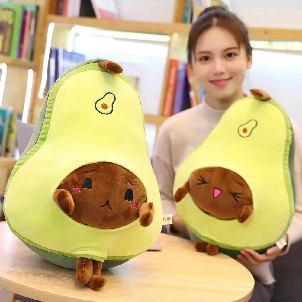 Милые плюшевые игрушки авокадо мягкая имитация фруктов подушка декор для
