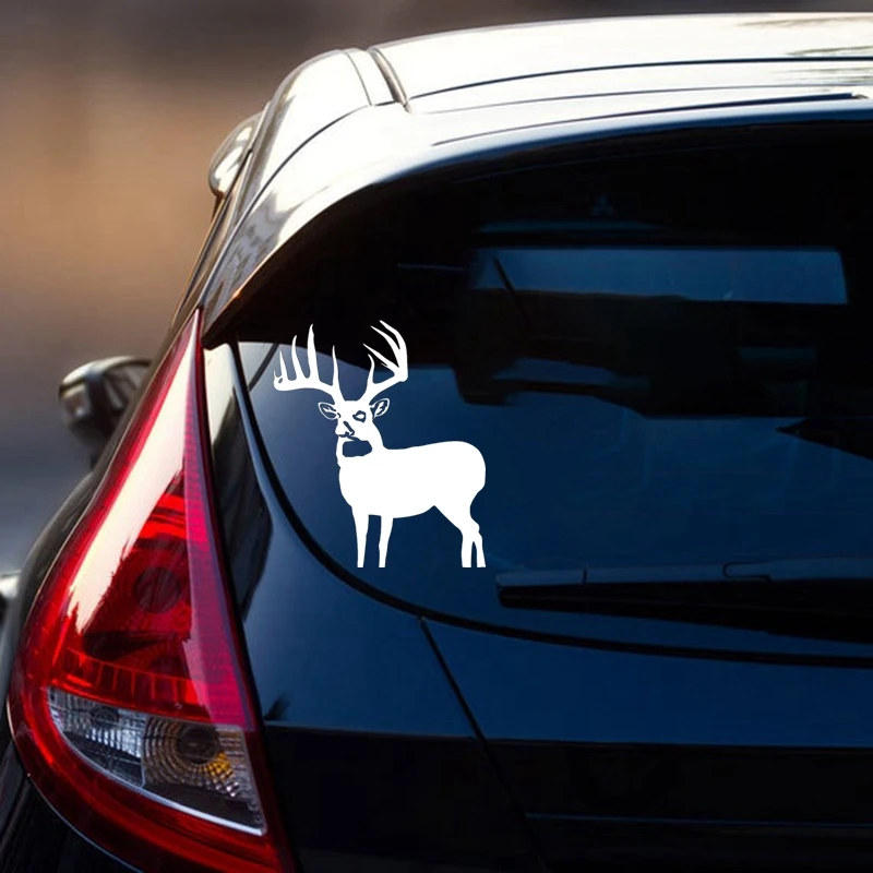 

40624# Die-Cut Vinyl Decal Deer Hunting Car Sticker Waterproof Auto Decors on Car Body Bumper Rear Window