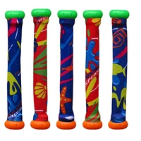 5pcs multicolor diving stick toy underwater swimming diving pool toy under water games training diving sticks childrens gift