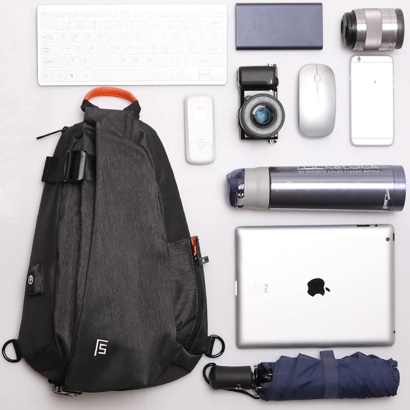 Сумка на плечо FYUZE Мужская Спортивная многофункциональная водонепроницаемая с