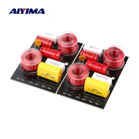 aiyima 2pcs 200w 2 ways audio speaker crossover column treble bass altavoz filter high low frequency divider diy home theater