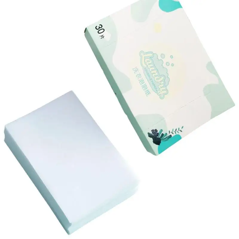 

30 Pcs Laundry Detergent Sheets for Travel Home Wash Paper Sheets