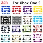 JCD для Xbox One S сменный полный хромированные кнопки комплект RT LT кнопки LB и RB ABXY D-Pad триггер аналогового стика Кепки Запчасти для Xbox One Slim