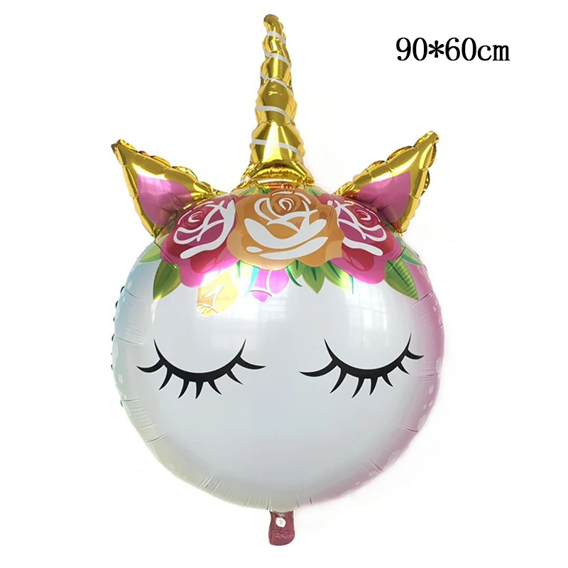 big ballon 15 1 шт. 100*97 см Розовая лошадь пони фольгированный воздушный шар-единорог с днем рождения свадьба Единорог тема вечерние украшения детские игрушки Globos - Цвет: big ballon 15