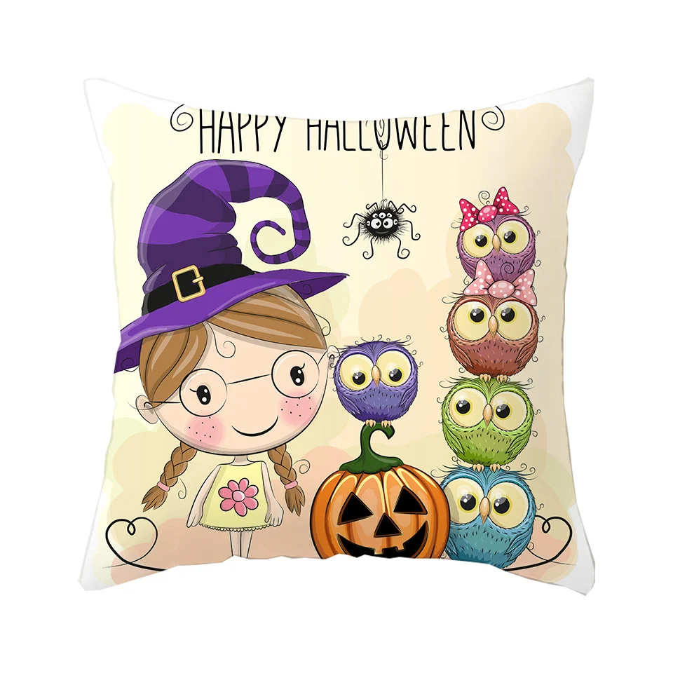 

Наволочка для подушки на Хэллоуин, наволочка для диванной подушки в виде тыквы, автомобильная наволочка для подушки, декоративные подушки д...