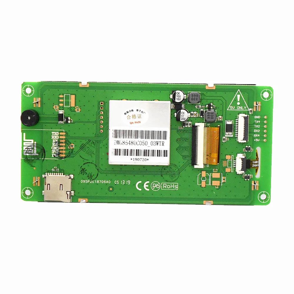 Умный экран DMG85480C050_03W 5 дюймов IPS с последовательным портом 24 битный цветной