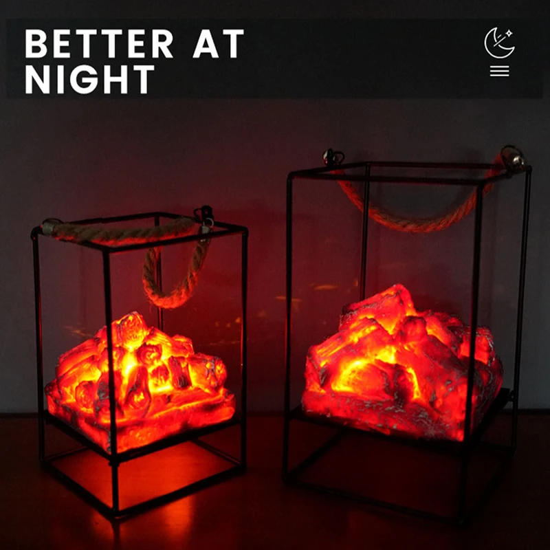 

Креативная светодиодная подсветка в виде пламени для домашнего интерьера, реквизит для имитации рождественского камина на Хэллоуин, имита...