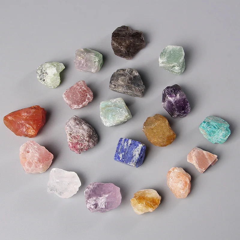 5pcs Natural Prehnites Tourmalin Quartz Gem Stone Pendant Beads Raw Druzy Nuggets 2-3cm For Necklace Bracelet Jewelry Making - купить по