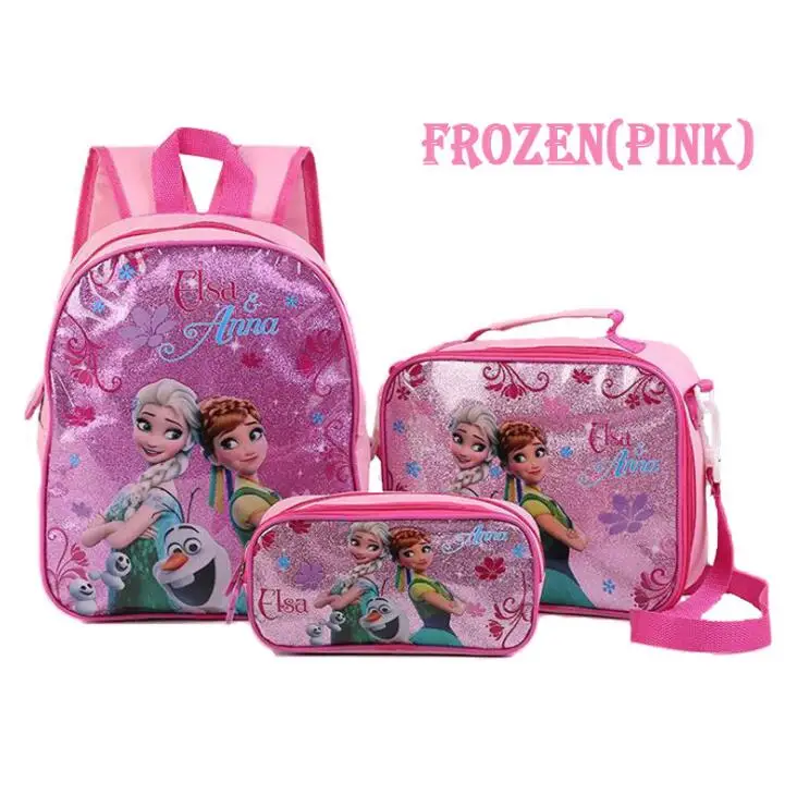 Детский школьный портфель Disney Человек паук рюкзак для принцессы Холодное сердце
