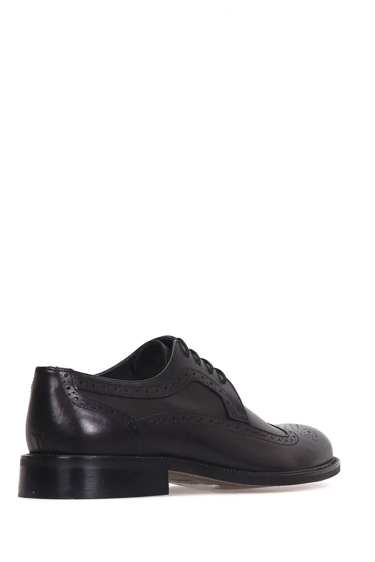 Черные мужские туфли из натуральной кожи Derimod | Обувь