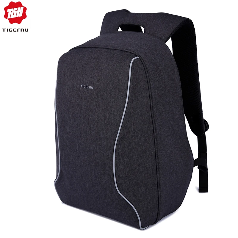 Tigernu брендовый модный Противоугонный мужской рюкзак деловой для ноутбука