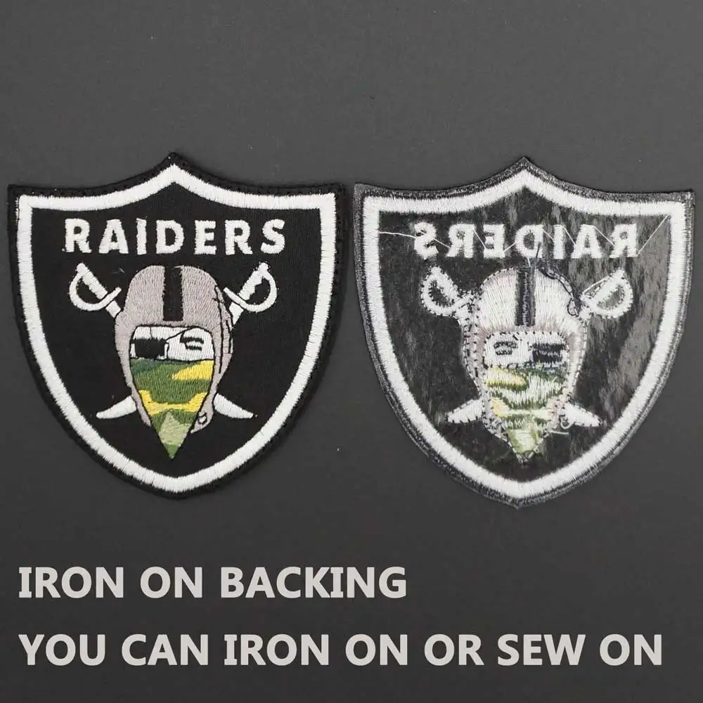 RAIDERS тактические военные нашивки для морального духа вышивка значок с крючком