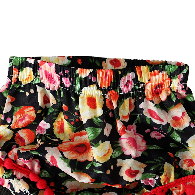 Комплект из 3-х предметов для новорожденного одежда малышей с цветочным принтом