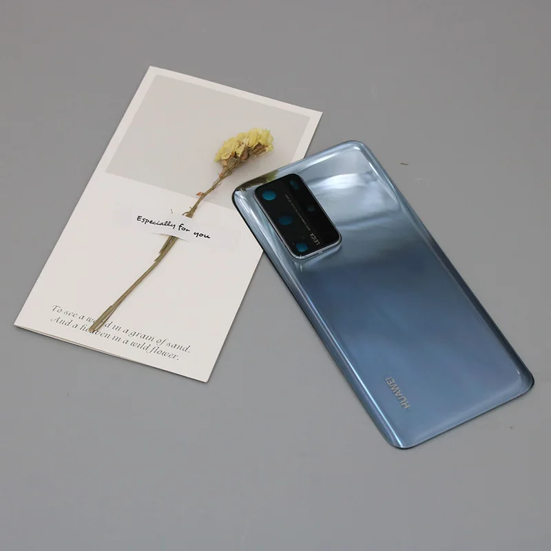 Оригинальный Huawei P40 Pro ELS-NX9 чехол-накладка для батарейного отсека чехол ANA-AN00 P40PRO