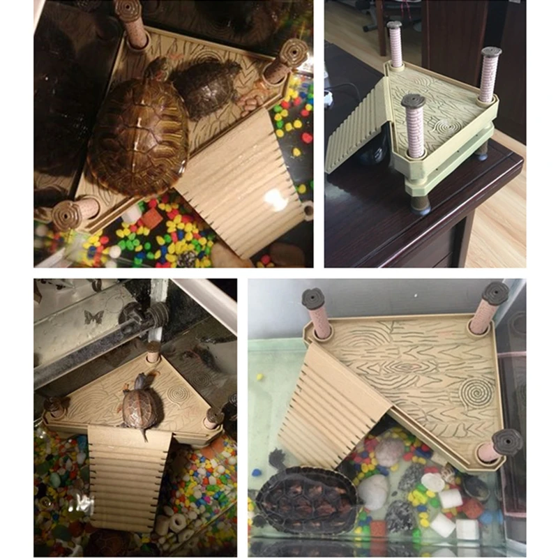 Пластиковый резервуар для черепахи плавающий остров скалолазания товары