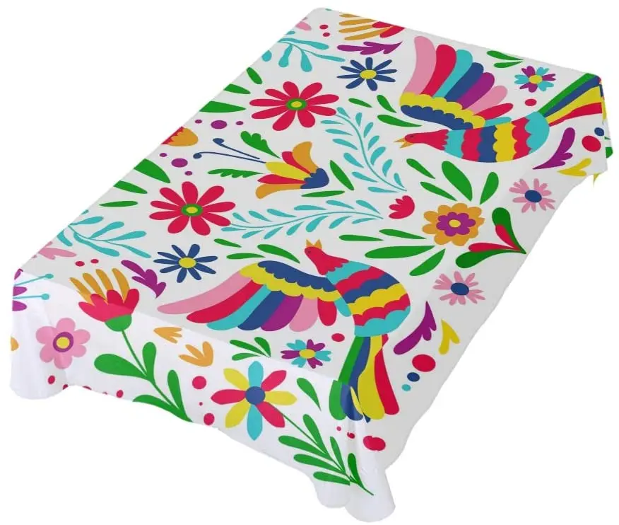 

Скатерть в мексиканском стиле, моющаяся Обложка для семейных праздников и вечеринок