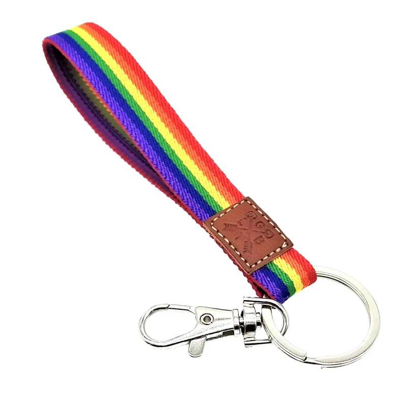 BDM-LGTBI гей-брелок для ключей Флаг мужчины и женщины радуга нетрадиционной