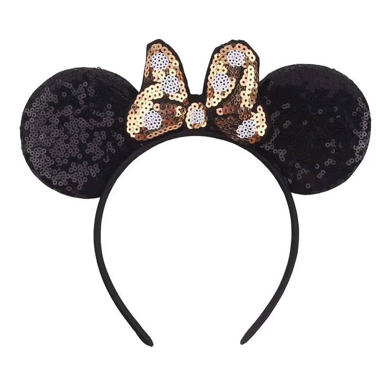 headband 8 Модный комплект с Минни, ободок с мышиными ушками классический Рождественское украшение для волос вечерние Косплей-повязка на волосы с Dot блестки для волос луки лента для волос - Цвет: headband 8