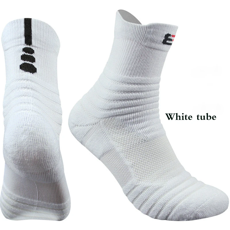 Высокое качество новые мужские спортивные Элитные баскетбольные носки для