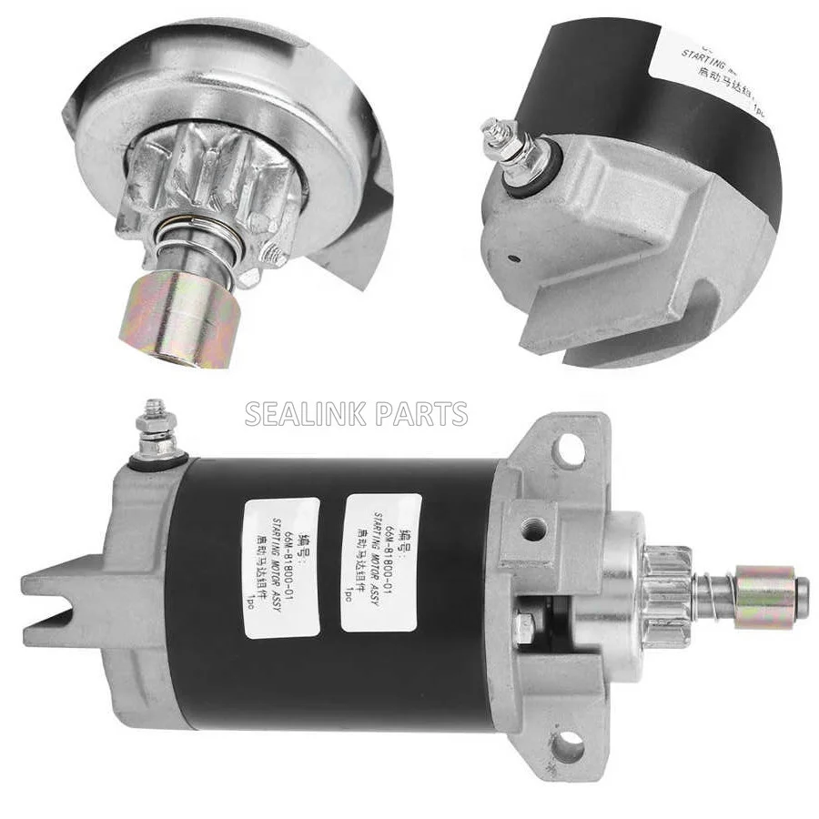 Стартовый двигатель для Yamaha 9.9HP 15HP 4-тактный подвесной Sierra 18-6943 лодочный 66M-81800-00