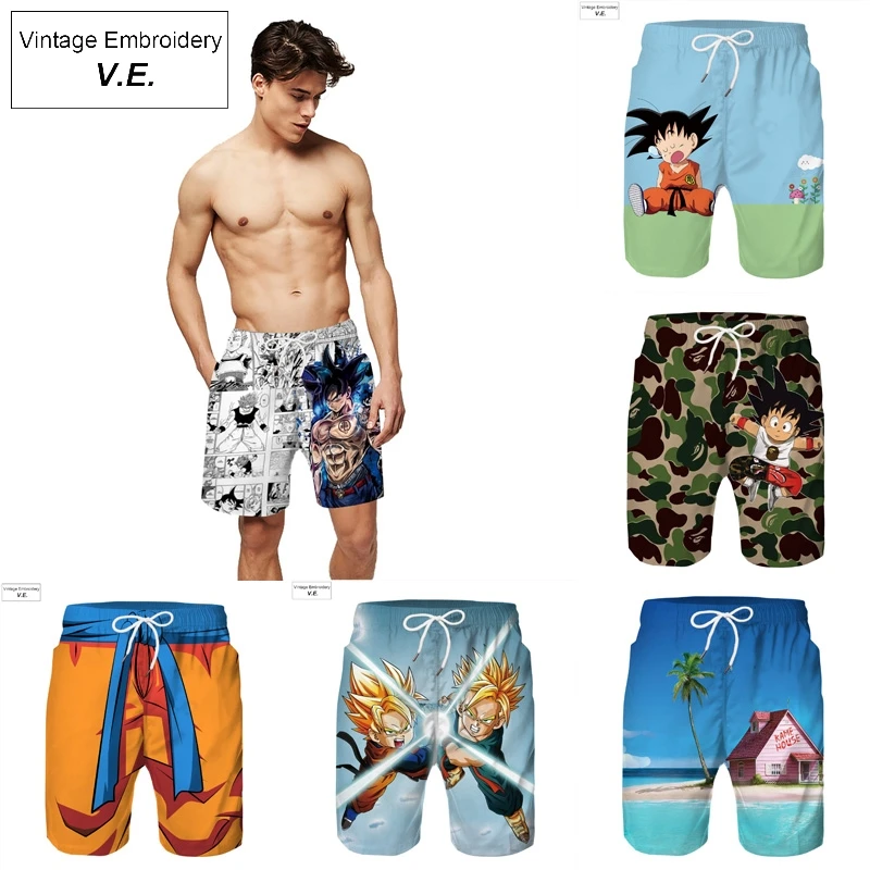 Модные мужские шорты с 3D принтом повседневные пляжные штаны популярные летние