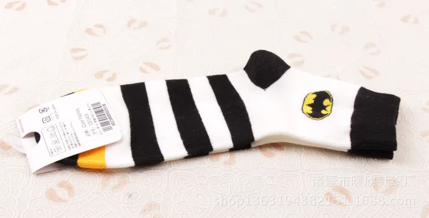 Новые носки с героями комиксов Marvel повседневные мужские Носки рисунком