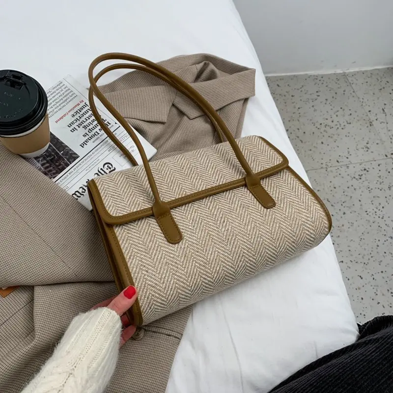 

Textured large-capacity women's bag spring 2021 new Korean fashion trendy one-shoulder diagonal underarm bag wild tote bag