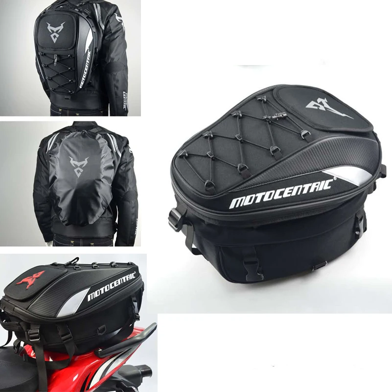 Мотоциклетный рюкзак Moto центральный из углеродного волокна для езды на