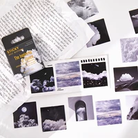 46pcspack star wilderness in the cloud mini paper stickers decorative diy album diary scrapbook label sticker kawaii stationery